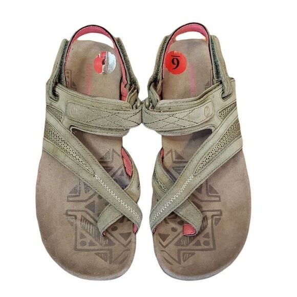 Merrell Kangaroo Light Brown Pink Sport Hiking Sandals Women's 6 J598000 - Picture 1 of 5